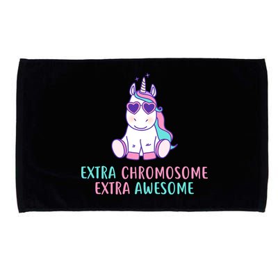 Extra Chromosome Awesome Down Syndrome Microfiber Hand Towel