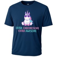 Extra Chromosome Awesome Down Syndrome Cooling Performance Crew T-Shirt