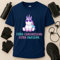 Extra Chromosome Awesome Down Syndrome Cooling Performance Crew T-Shirt