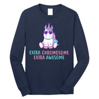 Extra Chromosome Awesome Down Syndrome Long Sleeve Shirt