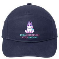 Extra Chromosome Awesome Down Syndrome 7-Panel Snapback Hat