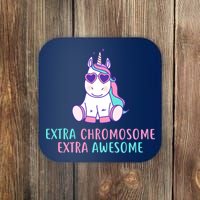 Extra Chromosome Awesome Down Syndrome Coaster