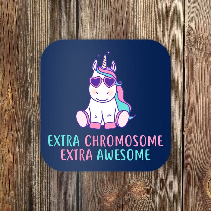 Extra Chromosome Awesome Down Syndrome Coaster