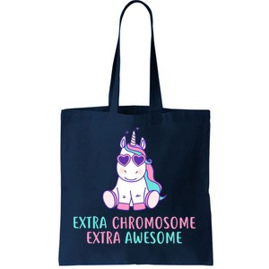 Extra Chromosome Awesome Down Syndrome Tote Bag