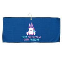 Extra Chromosome Awesome Down Syndrome Large Microfiber Waffle Golf Towel