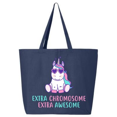 Extra Chromosome Awesome Down Syndrome 25L Jumbo Tote