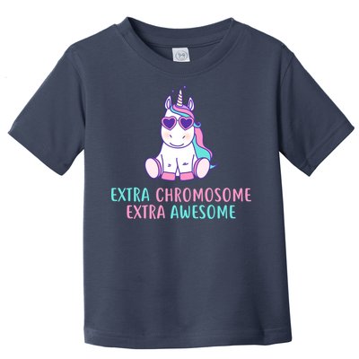 Extra Chromosome Awesome Down Syndrome Toddler T-Shirt