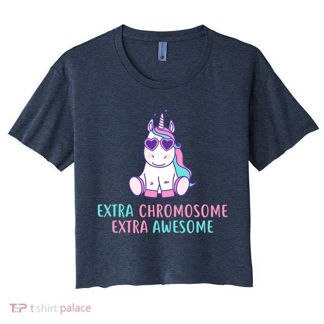 Extra Chromosome Awesome Down Syndrome Crop Top