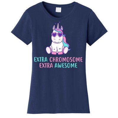 Extra Chromosome Awesome Down Syndrome Women's T-Shirt