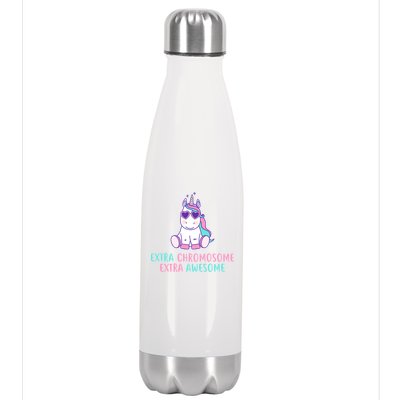 Extra Chromosome Awesome Down Syndrome Stainless Steel Insulated Water Bottle