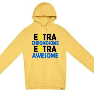 Extra Chromosome Extra Awesome Premium Pullover Hoodie