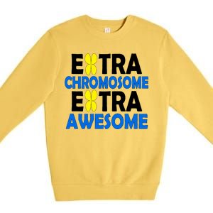 Extra Chromosome Extra Awesome Premium Crewneck Sweatshirt