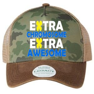 Extra Chromosome Extra Awesome Legacy Tie Dye Trucker Hat