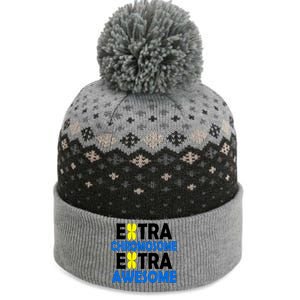 Extra Chromosome Extra Awesome The Baniff Cuffed Pom Beanie