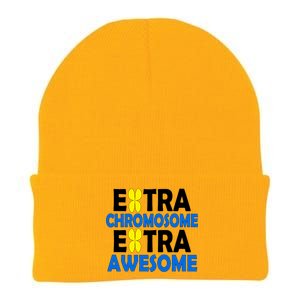 Extra Chromosome Extra Awesome Knit Cap Winter Beanie