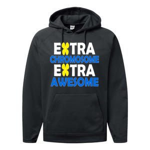 Extra Chromosome Extra Awesome Performance Fleece Hoodie