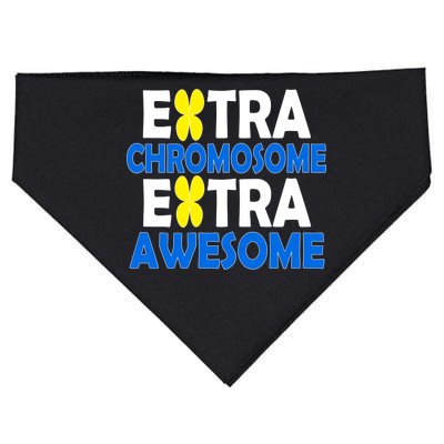 Extra Chromosome Extra Awesome USA-Made Doggie Bandana