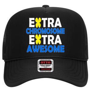 Extra Chromosome Extra Awesome High Crown Mesh Back Trucker Hat