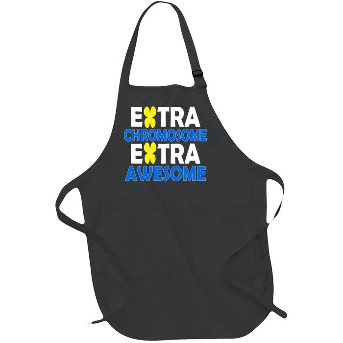 Extra Chromosome Extra Awesome Full-Length Apron With Pockets