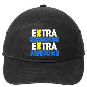 Extra Chromosome Extra Awesome 7-Panel Snapback Hat