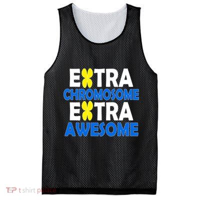 Extra Chromosome Extra Awesome Mesh Reversible Basketball Jersey Tank