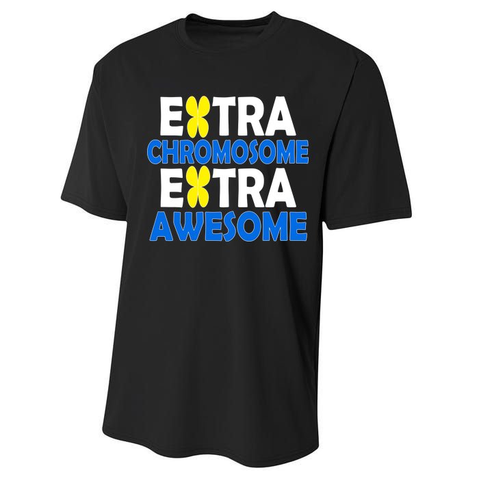 Extra Chromosome Extra Awesome Performance Sprint T-Shirt