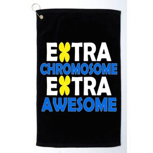 Extra Chromosome Extra Awesome Platinum Collection Golf Towel