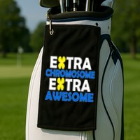 Extra Chromosome Extra Awesome Golf Towel