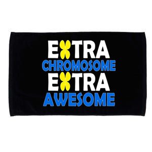 Extra Chromosome Extra Awesome Microfiber Hand Towel