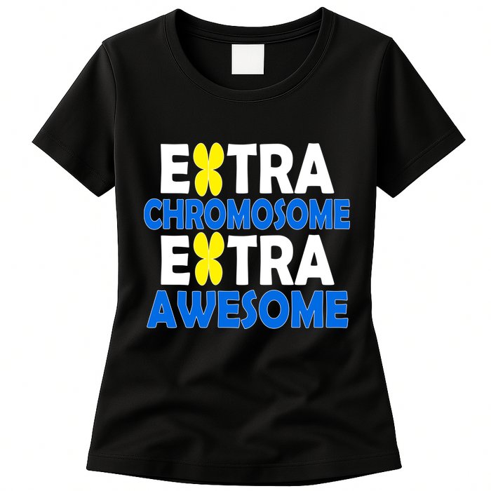 Extra Chromosome Extra Awesome Womens T-Shirt