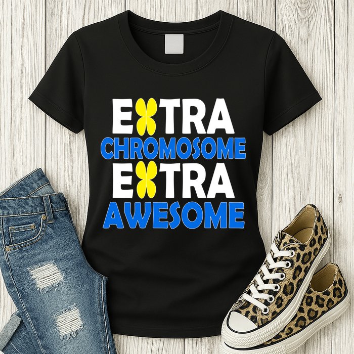 Extra Chromosome Extra Awesome Womens T-Shirt