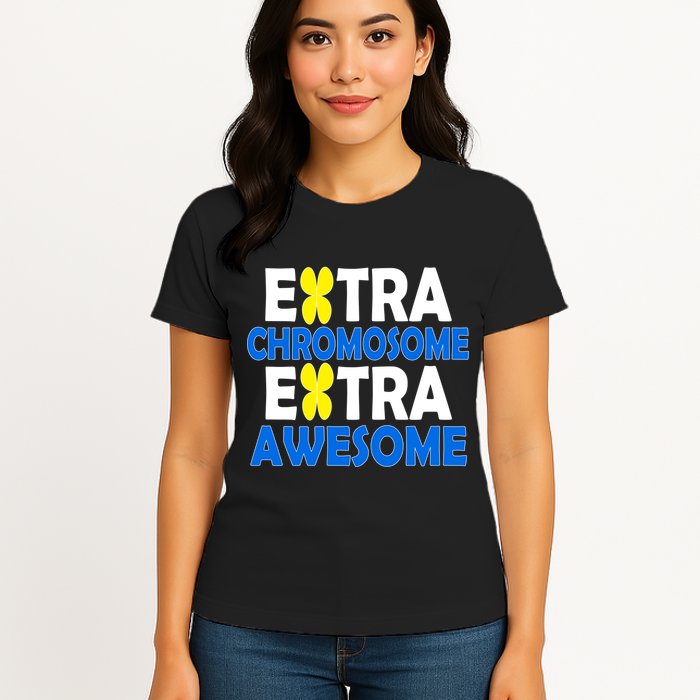 Extra Chromosome Extra Awesome Womens T-Shirt