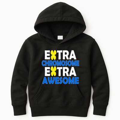 Extra Chromosome Extra Awesome Kids Hoodie