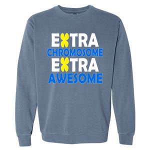 Extra Chromosome Extra Awesome Garment-Dyed Sweatshirt