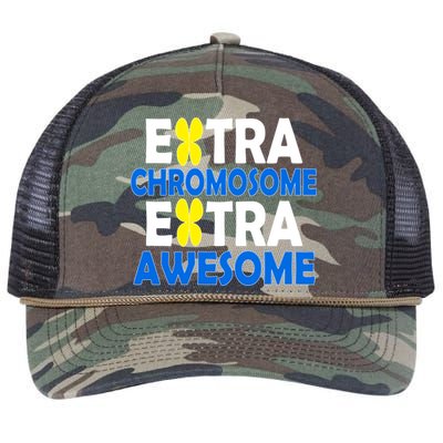 Extra Chromosome Extra Awesome Retro Rope Trucker Hat Cap