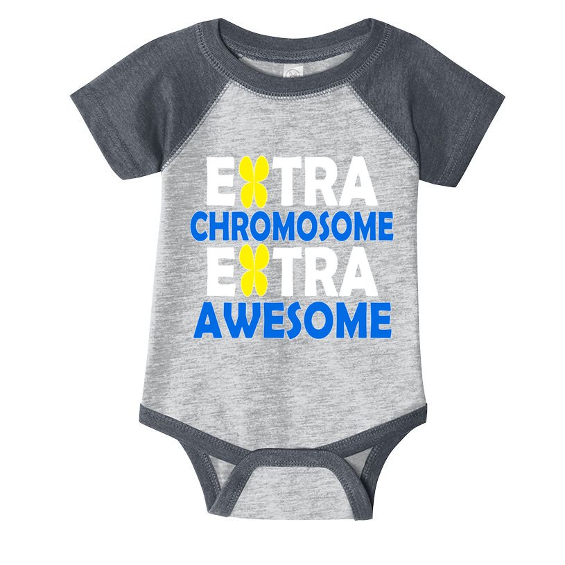 Extra Chromosome Extra Awesome Infant Baby Jersey Bodysuit