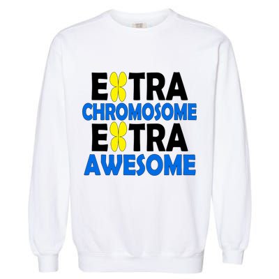 Extra Chromosome Extra Awesome Garment-Dyed Sweatshirt