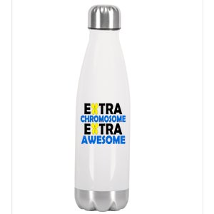 Extra Chromosome Extra Awesome Stainless Steel Insulated Water Bottle