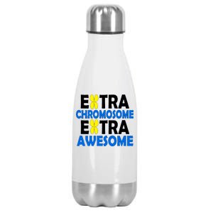 Extra Chromosome Extra Awesome Stainless Steel Insulated Water Bottle