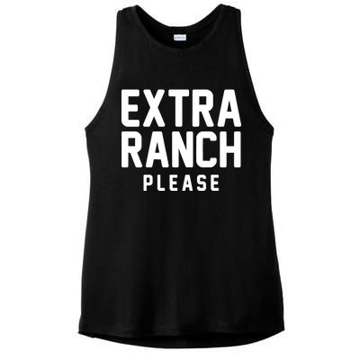 Extra Ranch Please Ladies PosiCharge Tri-Blend Wicking Tank