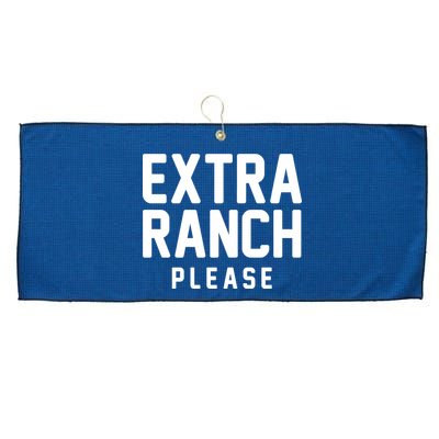 Extra Ranch Please Large Microfiber Waffle Golf Towel