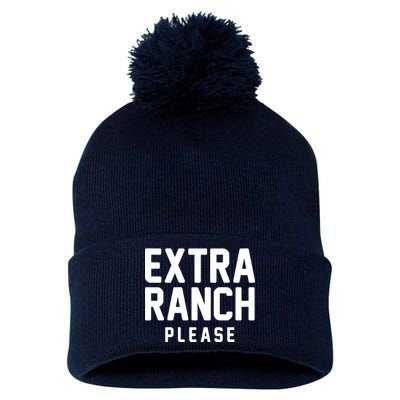 Extra Ranch Please Pom Pom 12in Knit Beanie