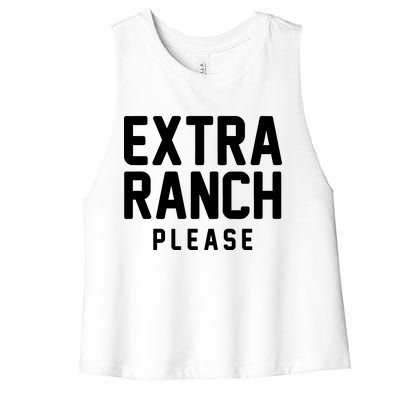 Extra Ranch Please Women's Racerback Cropped Tank