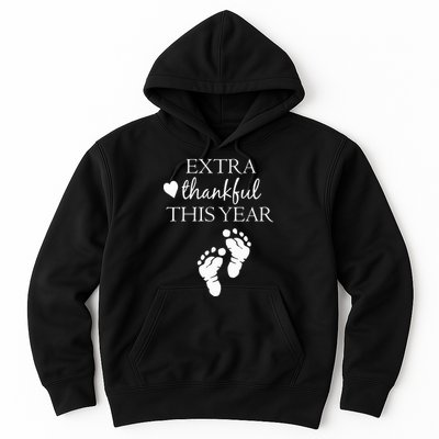 Extra Thankful This Year Pregnancy Hoodie