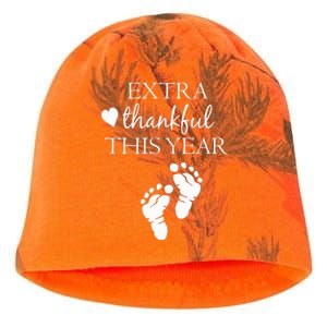 Extra Thankful This Year Pregnancy Kati - Camo Knit Beanie