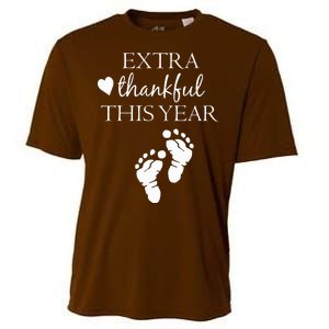 Extra Thankful This Year Pregnancy Cooling Performance Crew T-Shirt