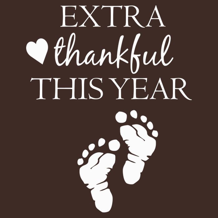 Extra Thankful This Year Pregnancy Cooling Performance Crew T-Shirt