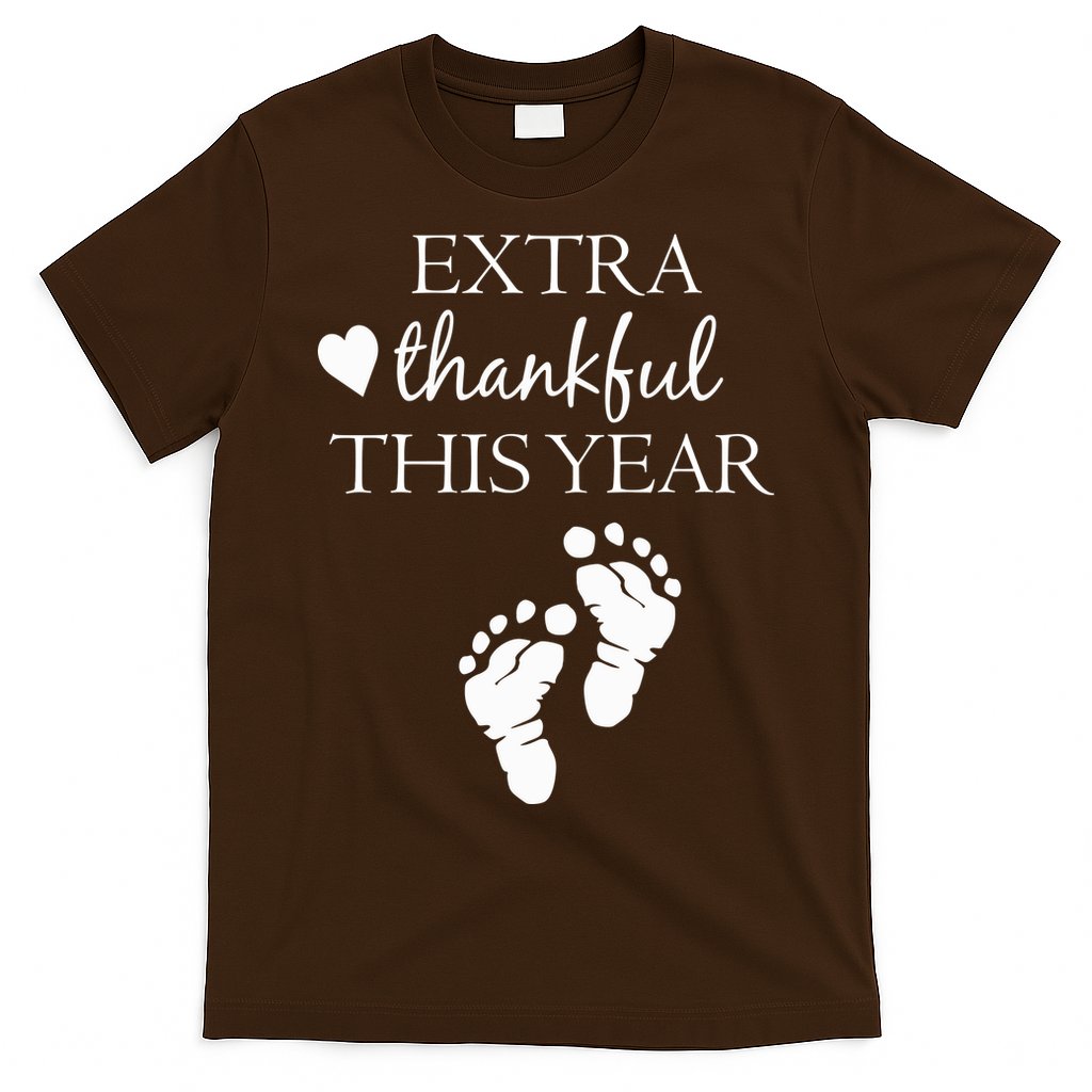 Extra Thankful This Year Pregnancy T-Shirt