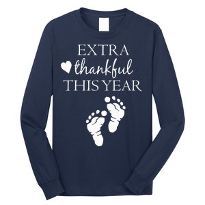 Extra Thankful This Year Pregnancy Long Sleeve Shirt