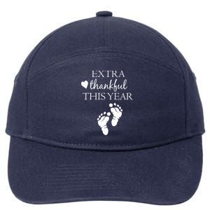 Extra Thankful This Year Pregnancy 7-Panel Snapback Hat